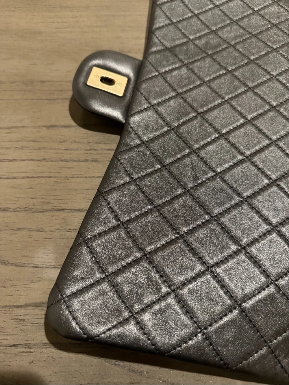 CHANEL XL Lambskin Black Gold Hardware